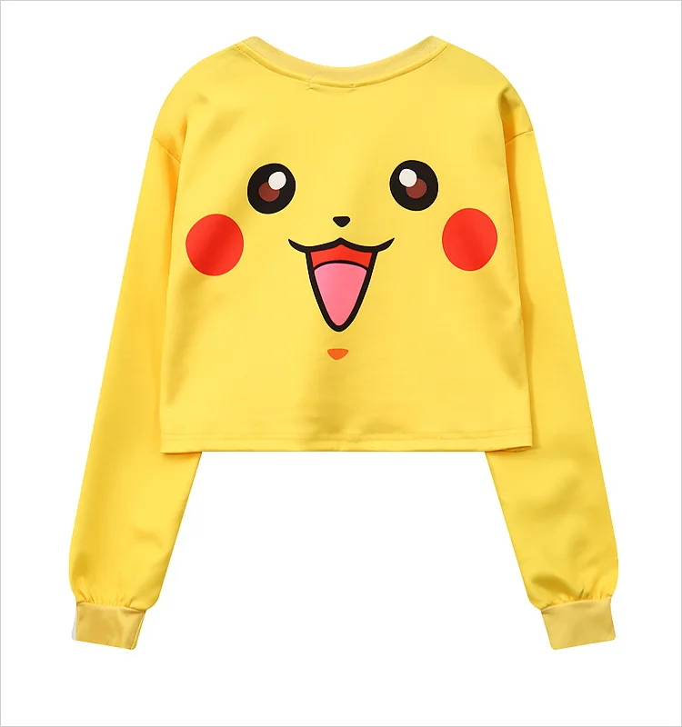 Harajuku 3D принт Poke mon Pika chu Pokeball Charmander Togepi Jigglypuff Squirtle толстовки модные толстовки с длинными рукавами Топы