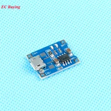 5 шт. TP4056 в 1A 18650 модуль зарядного устройства литиевой батареи Micro