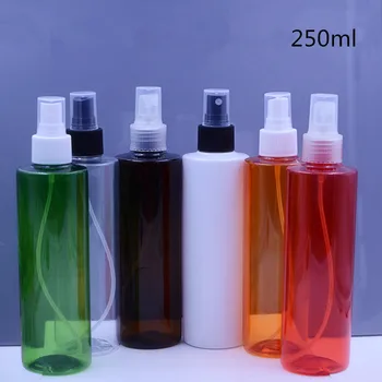 

30pcs 250ml Empty Plastic Perfume Spray Bottle fine mist PET bottles container with pump cosmetic container bottles
