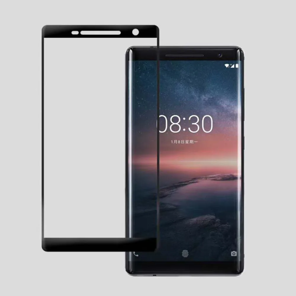 

9H Full Screen Cover Explosion-proof Screen Protector Film For Nokia 8 Sirocco 3D Edge Curved Tempered Glass film For 8 Sirocco