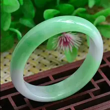 Браслет ледяного клеевого вида бирманский нефритовый браслет плавающий зеленый фиолетовый браслет 58 мм 00141