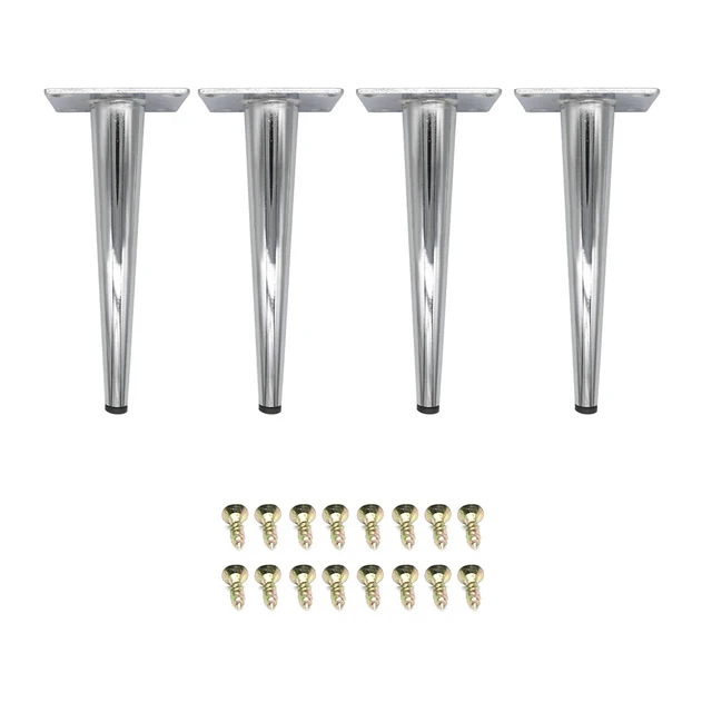 4PCS Metal Furniture Legs Table Sofa Legs Feet Golden Silverin