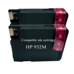 2 Совместимость hp933 XL пурпурный Картриджи с чернилами для Officejet 6100 6600 6700 7110 7610 7612 7510 7512