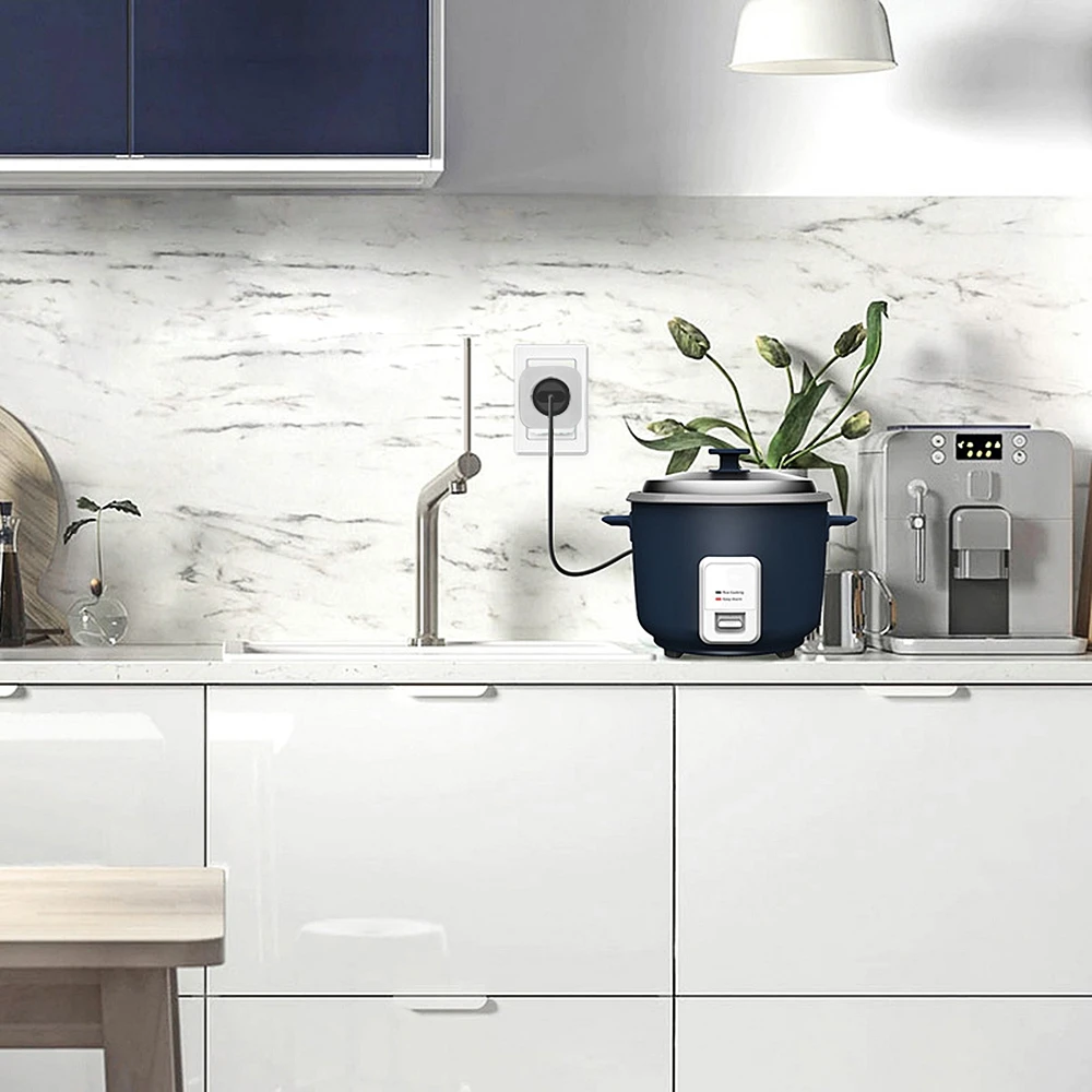 Оригинальный Смарт разъем Alfawise Mini WiFi розетка стандарт ЕС поддержка Alexa Google Home