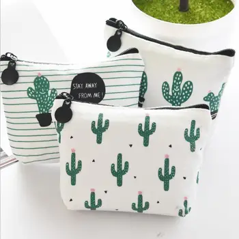 

Cartoon Cute Small Kids Women's Purse Coin Money Pouch Sweet Small Wallet Cactus Mini Zipper Pocket Pouch Coin Purse