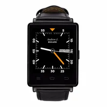 NO. 1 D6 Bluetooth Smart Uhr MTK6580 Android 5.1 Pulsmesser Schrittzähler Smartwatch Für iPhone iOS Android-Handy