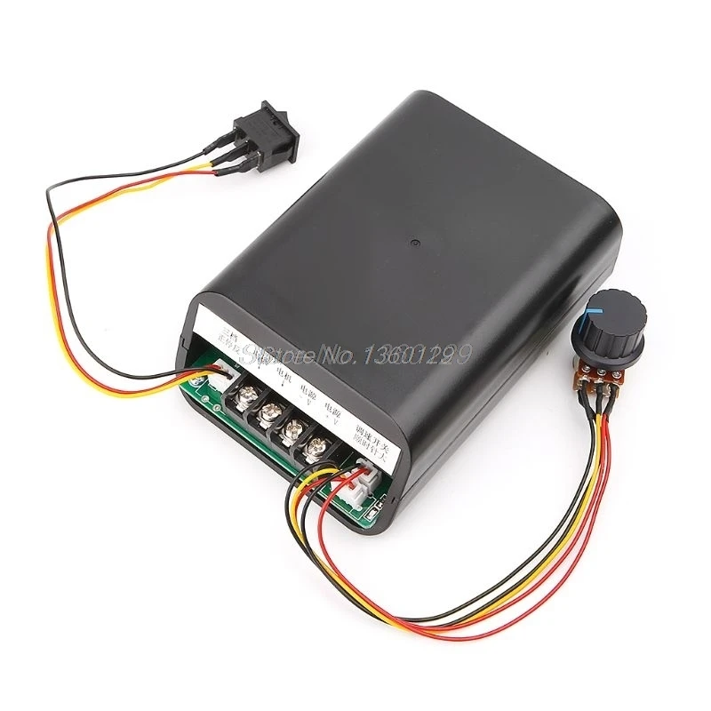 

PWM DC motor speed controller max 40A CW CCW Digital display 0~100% adjustable drive module Input 10V~55V