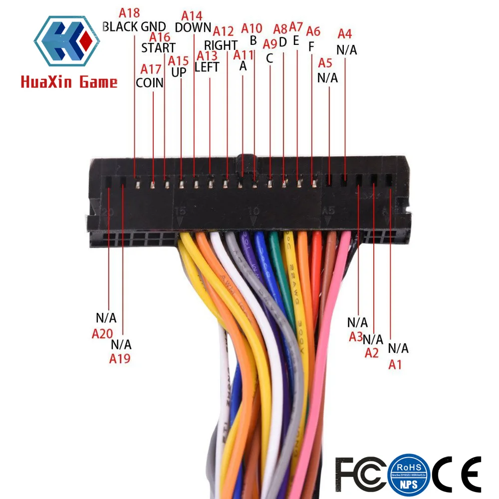 Аркада интерфейс Кабинета провода жгуты проводки кабель PCB для игровых консолей Pandora Box