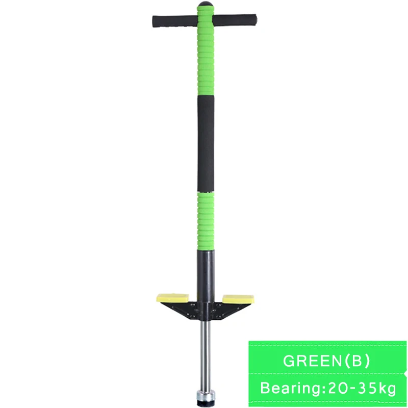 Взрослые/Дети Pogo Stick Jumping Stilts Fly Jumper Air Kicks Boing открытый Бодибилдинг Кенгуру Прыжки обувь тренажерный зал Спорт упражнения - Цвет: Green(B)