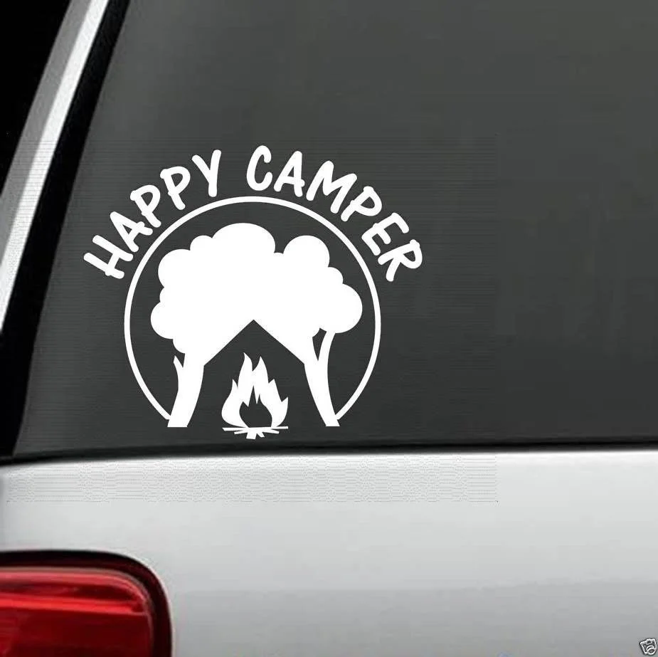 Наклейка для кемпинга HAPPY CAMPER наклейка автомобиля грузовика внедорожника