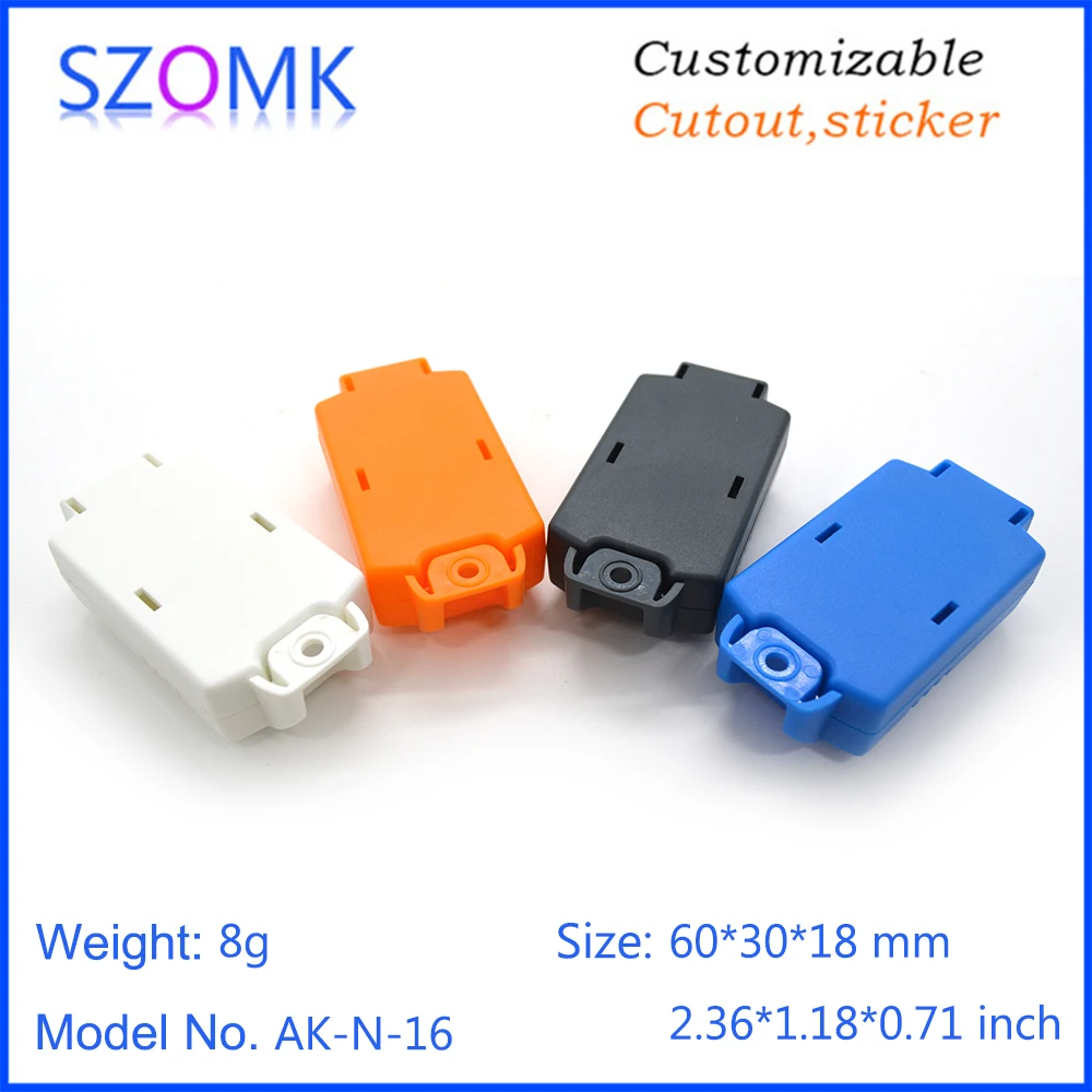 szomk plastic electronics control box pcb enclosure junction housing abs electrical project box humidity sensor enclosure (15)