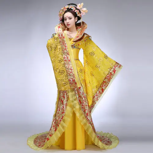 Высококачественный китайский костюм императорской королевы династии Хань и Тан, наложница феи, сценический женский танцевальный костюм