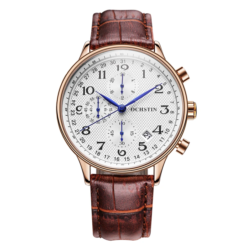 Prix pour 2017 Nouvelle Marque De Luxe Montre Homme Mode Sport Montres Hommes de Quartz Chronograp Date Horloge Homme Bracelet En Cuir D'affaires Poignet montre Prix pour 2017 Nouvelle Marque De Luxe Montre Homme Mode Sport Montres Hommes de Quartz Chronograp Date Horloge Homme Bracelet En Cuir D'affaires Poignet montre