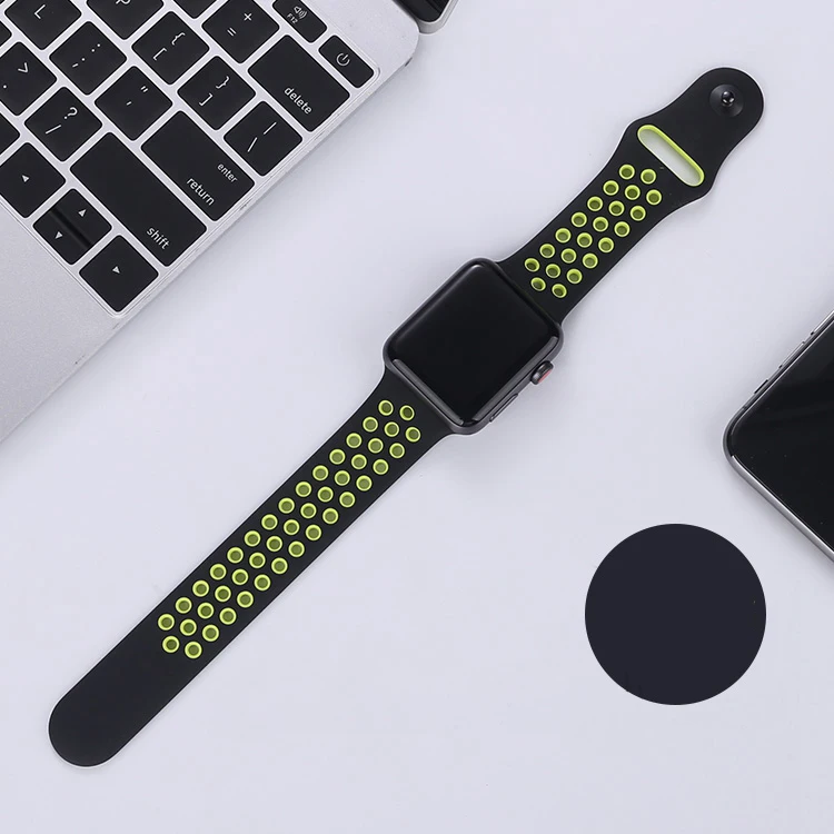 Силиконовый ремешок для apple watch band 4 5 3 42 мм 38 мм correa iwatch band 4 44 мм 40 мм спортивный браслет Nike аксессуары для apple watch