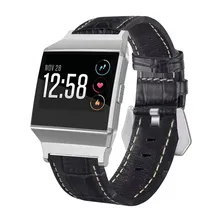 Роскошные кожаные ремешки Сменные аксессуары браслеты ремни для Fitbit Ionic
