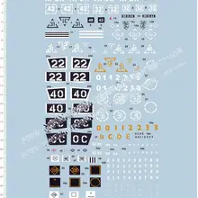 1/35 Британский Challenger II основной танк модель комплект воды Наклейка
