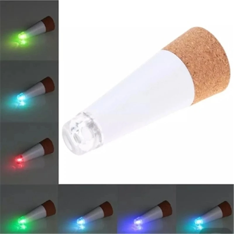 

4 PCS Corkscrew Bottle Light LED Multicolor LAMP Light USB Charger Original Plug Wine Bottle USB Night Light LED LEVOU