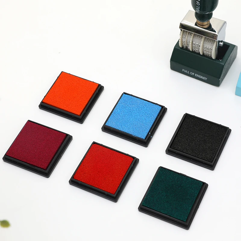 

1pc mini single color inkpad DIY letters planner scrapbooking stamp silicone stamps card making supplies