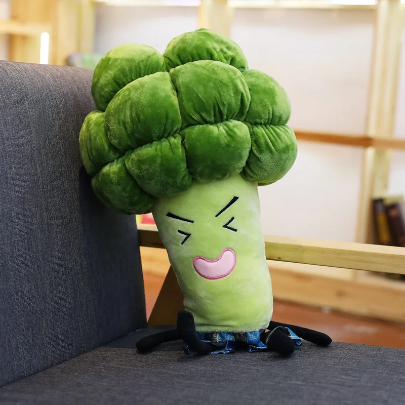 stuffed broccoli toy