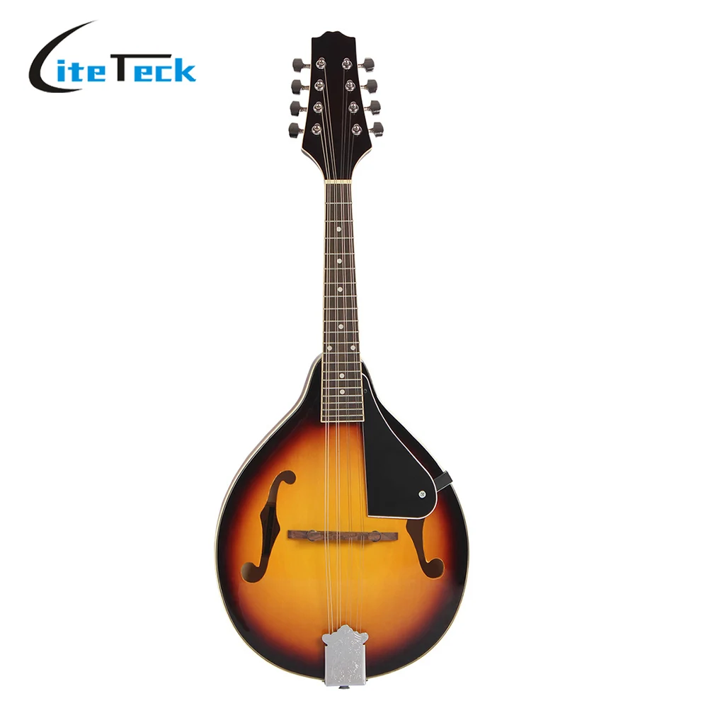 

8-String Basswood Mandolin Sunburst Musical Instrument with Rosewood Steel String Mandolin Stringed Instrument Adjustable Bridge
