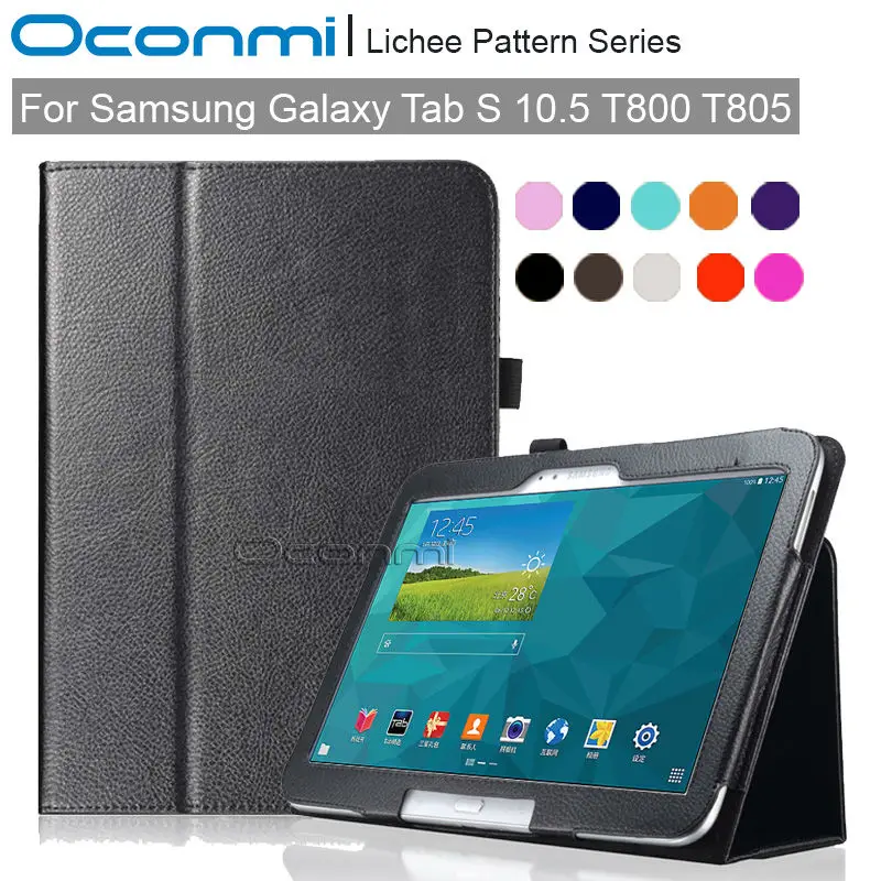 Умный чехол из искусственной кожи для Samsung Galaxy Tab S 10 5 T800 T805 Тонкий Магнитный SM