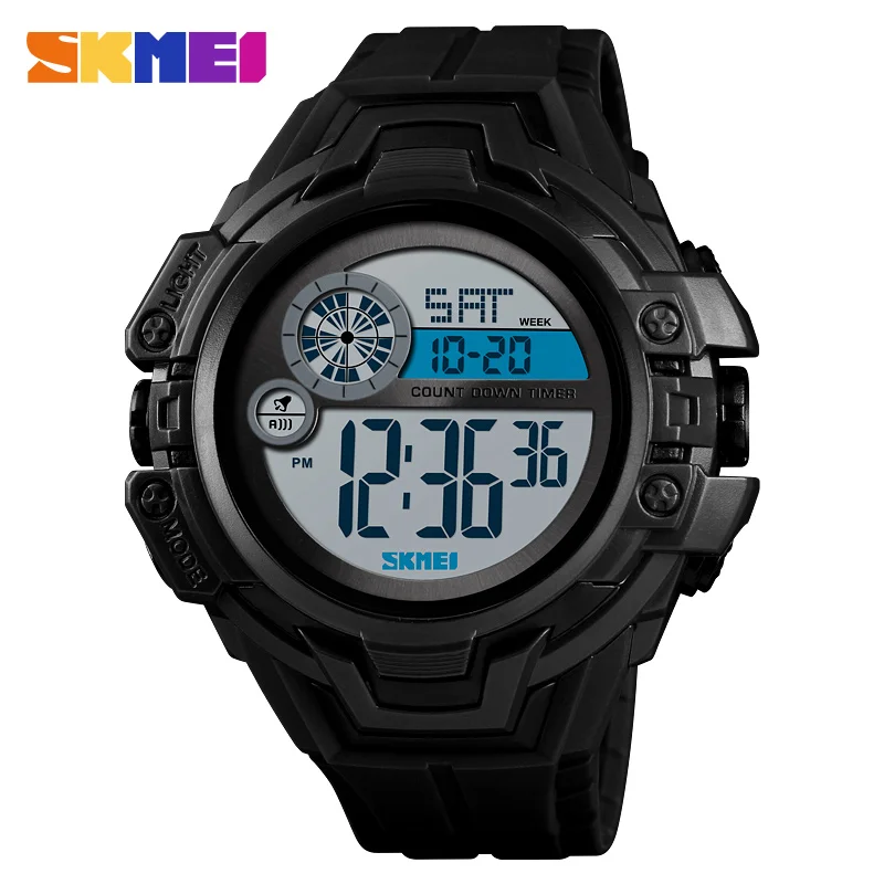 

SKMEI Brand G Style Sports Watches S Shock LED Men Watch Electronic Climbing Swim Clock Waterproof Military Mens Digital Watches