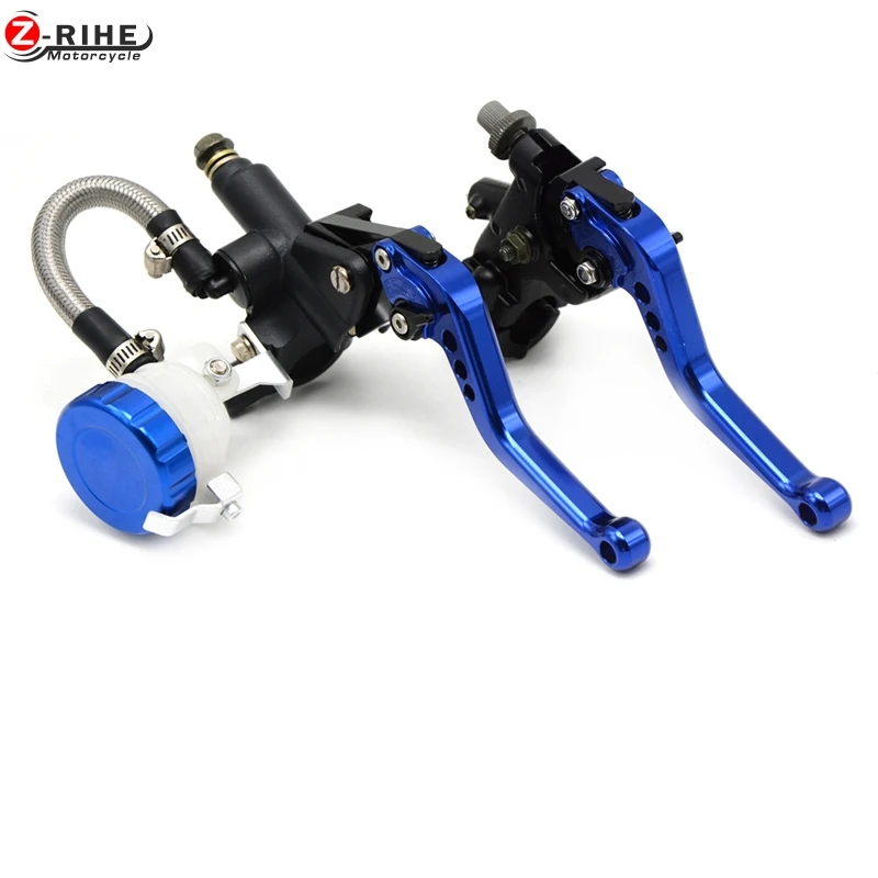 

Universal CNC 7/8" 22mm Motorcycle Brake Clutch Levers Master Cylinder Reservoir Set For suzuki gsxr600 gsxr750 GSX-S1000/f/abs