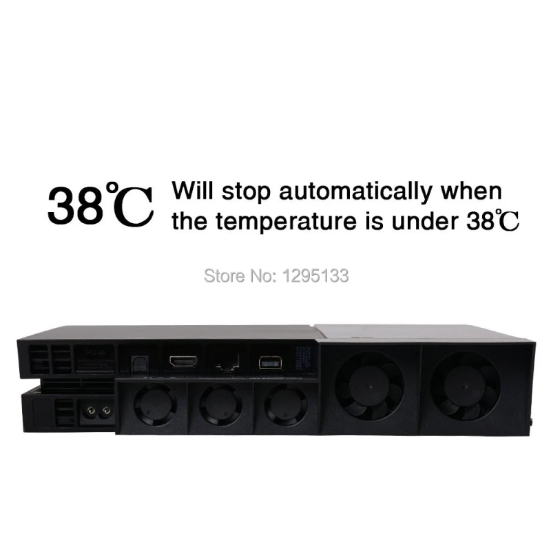 PS4 USB Cooling Fan Cooler External Turbo Temperature Control Fan for Sony Playstation 4 (3)