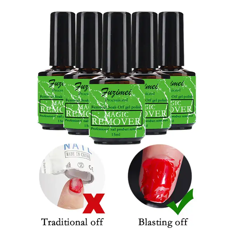 2019 New Magic Burst Gel Nail Polish Remover Cleaner Nail UV Gel