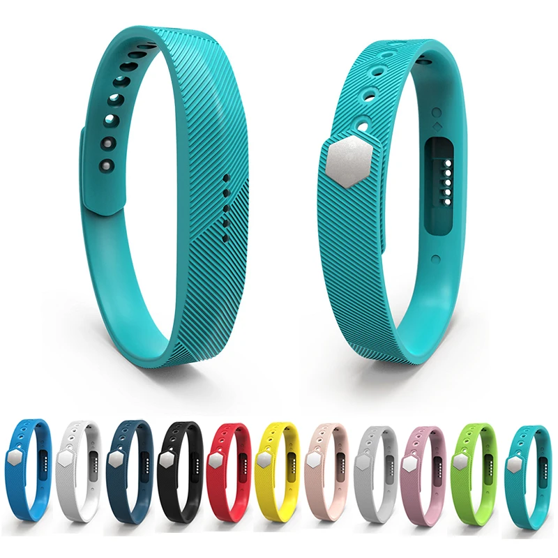Essidi Flexble тонкий браслет ремешок застежка для Fitbit Flex 2 резиновый Замена