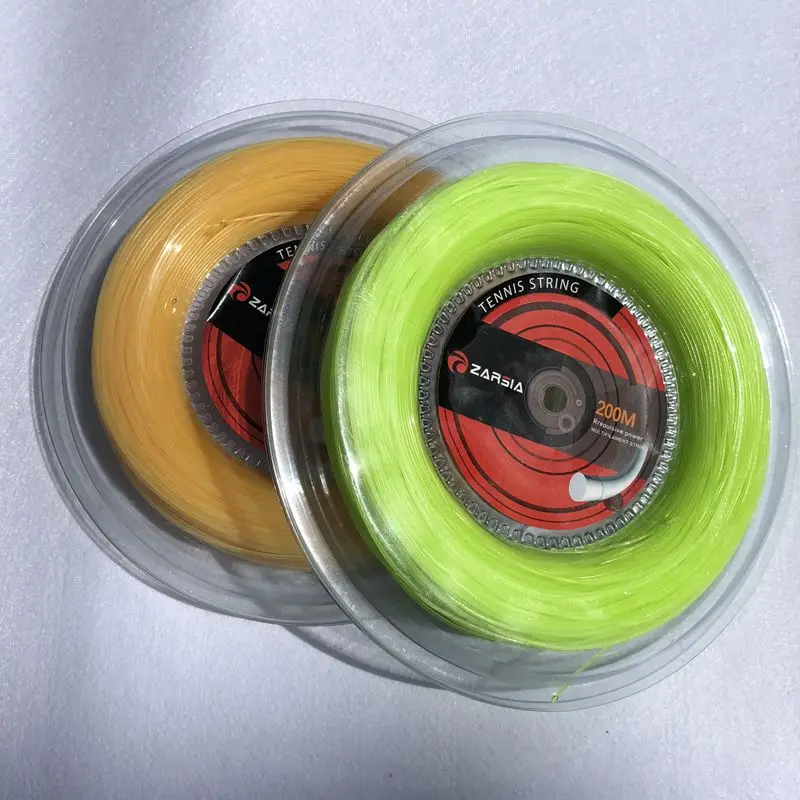 

1 Roll ZARSIA Nylon Tennis racket Strings tennis string Elastic tennis racket strings 1.35mm 200M Neon Color