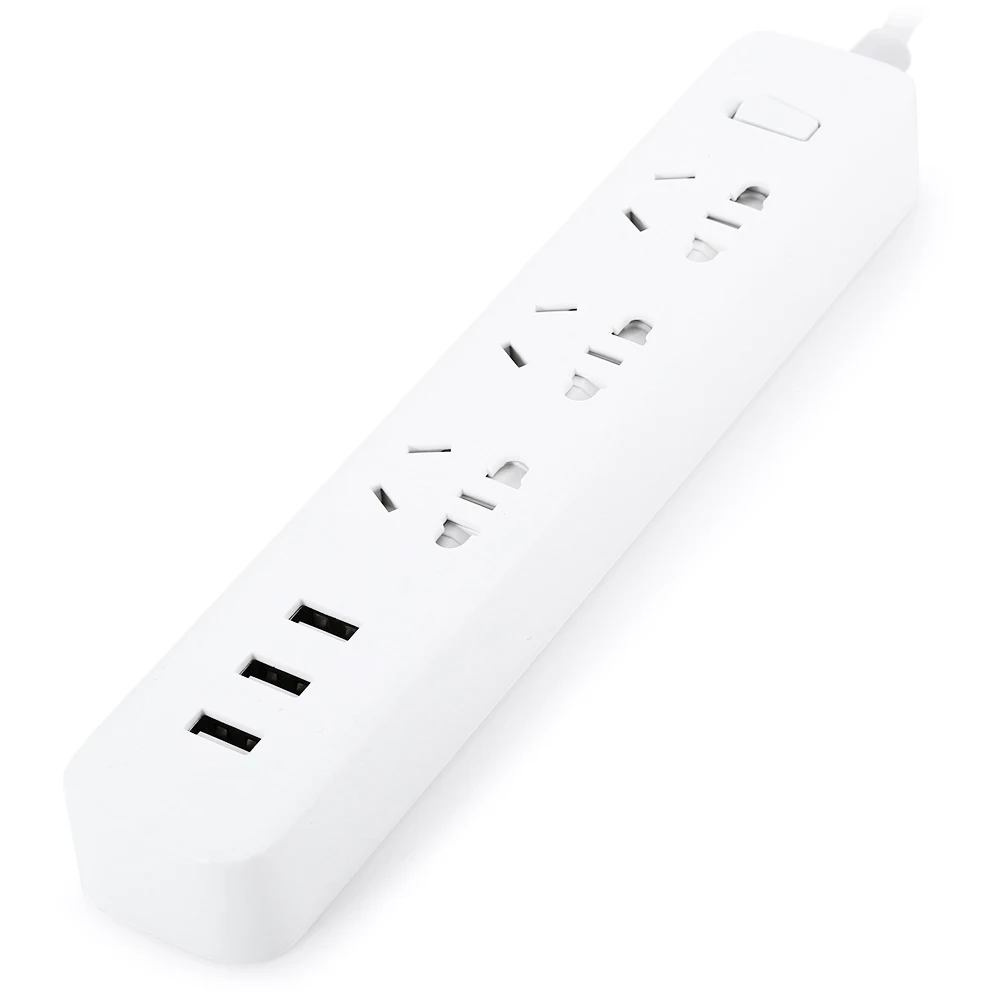 Оригинальная розетка XiaoMi power Strip с 3 стандартными разъемами USB зарядное устройство