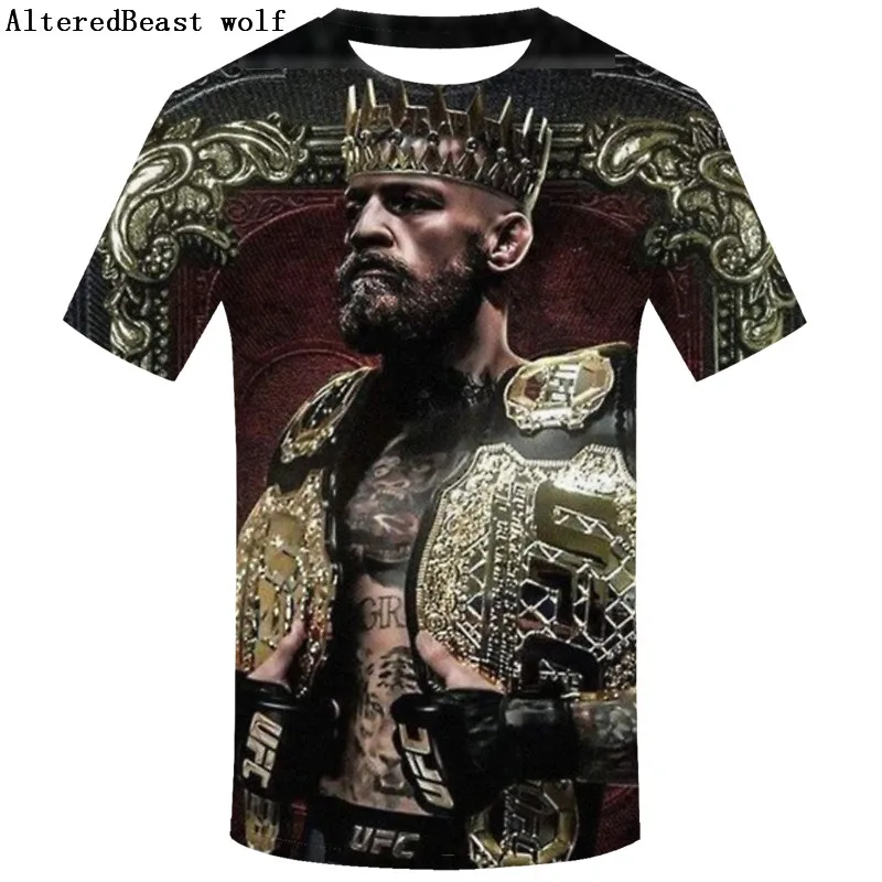 Футболка khabib nurmagomedov 3D футболка с изображением российских боевых звезд для бокса