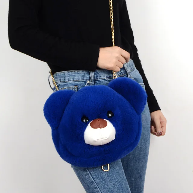 15 цветов плюшевые рюкзаки с милым медведем сумка мессенджер на одно плечо для