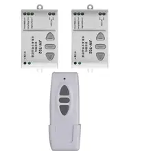 Интеллигентая(ый) Главная JW-T02 AC 220 вольтным и Беспроводной дистанционного Управление переключатель с крышкой вверх/вниз единый трубчатый моторный контроллер двигателя вперед заднего хода