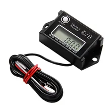 Водонепроницаемый Индуктивный Tach метр RPM для газовых бензиновый двигатель Мотокросс снегоход ATV Генератор мотоцикла струи грузовик MX