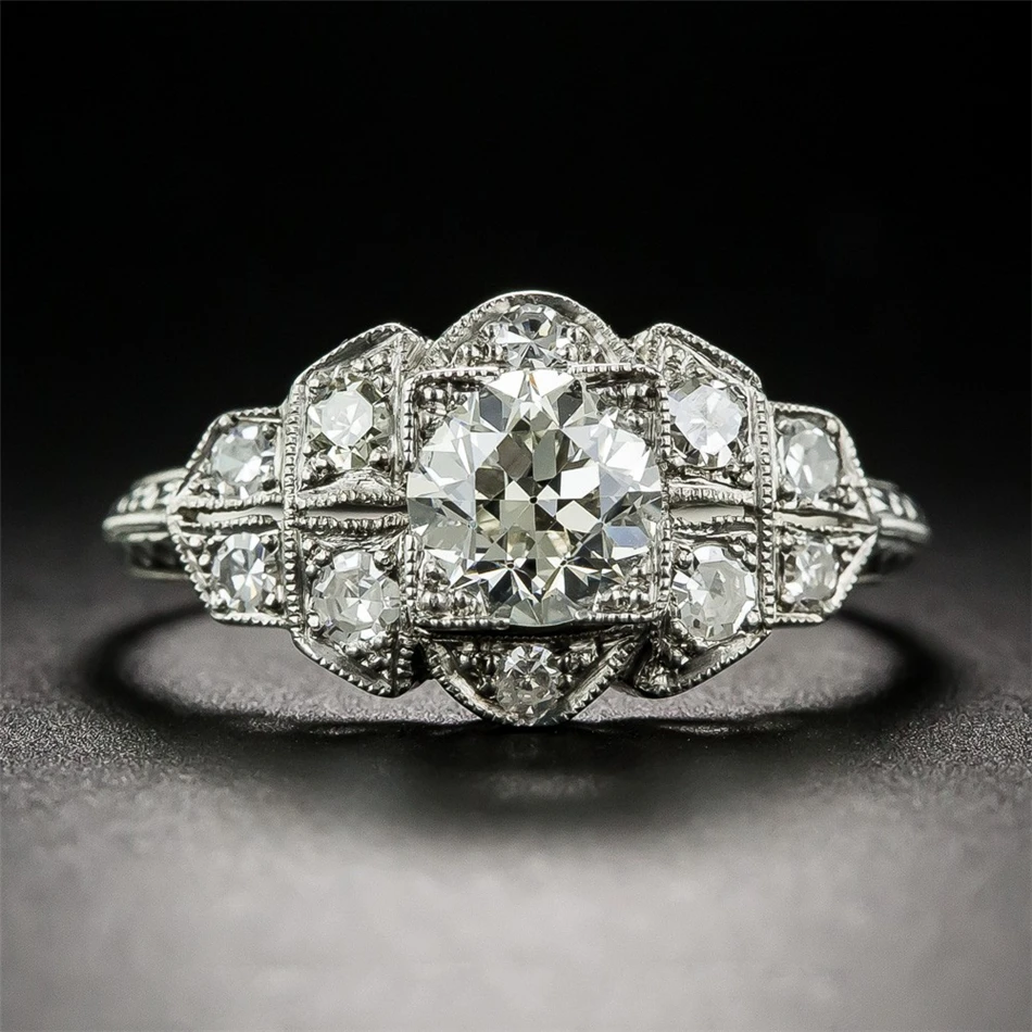 7.25 8.25 7.75 Natural 1ct Aquamarine 925 Solid Sterling Silver Ring Size 7 8
