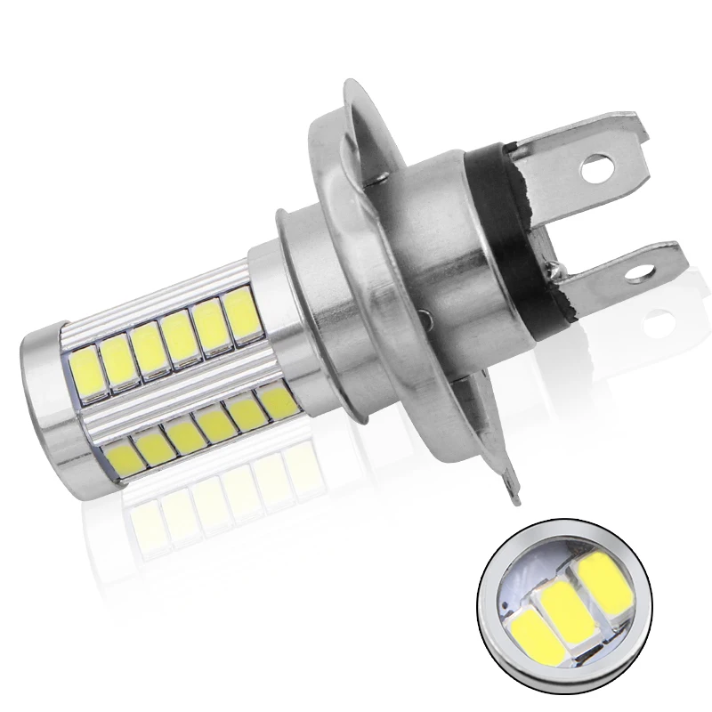 2 шт. H4 33 SMD 5630 5730 Автомобильные светодиодные сигнальные лампы Противотуманные