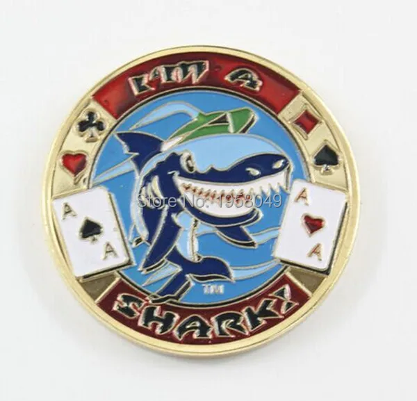 I'M A SHARK poker Card защитный чехол для монет, 1 шт./партия