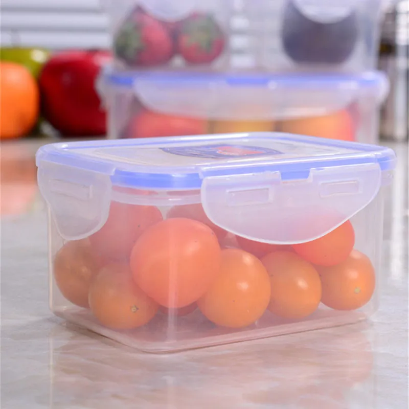 1 шт. кухонная коробка для хранения продуктов пластиковая коробка для хранения пищевой контейнер для микроволновой печи органайзер для холодильника