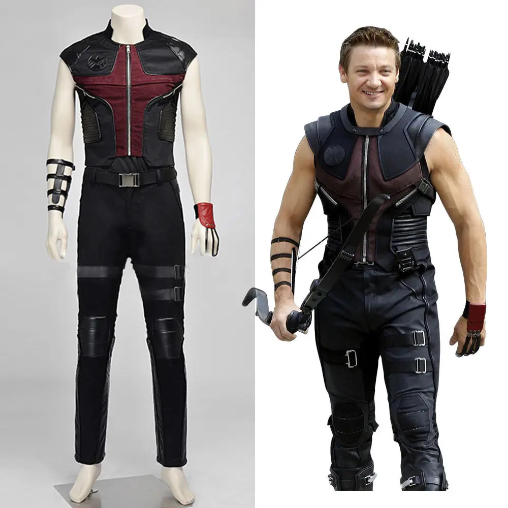 Avengers Age of Ultron Hawkeye Cosplay Costume Halloween Marvel