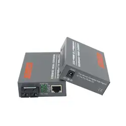 1 пара HTB-GS-03 A/B Gigabit волокно оптический Media Converter 1000 Мбит/с Одиночный режим SC порты и разъёмы 20 км