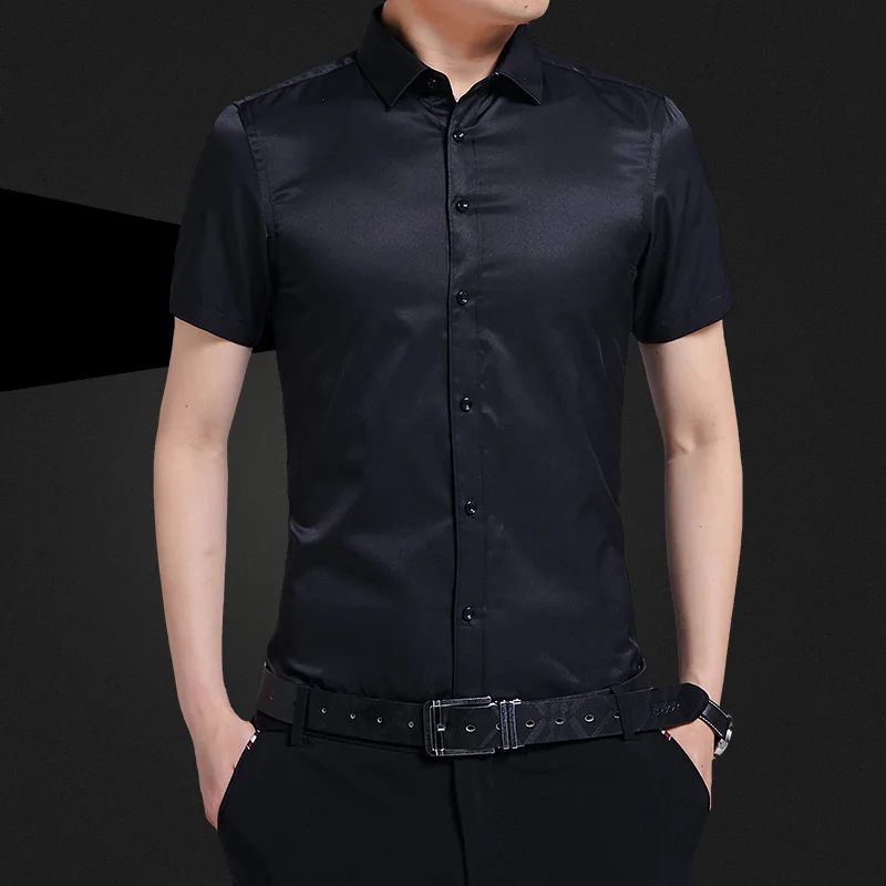 Browon Лето Водонепроницаемый Для мужчин рубашка креативная Питьевая анти-обрастания; Воздухопроницаемый материал; помогает бороться с быстросохнущая рубашка футболка с коротким рукавом