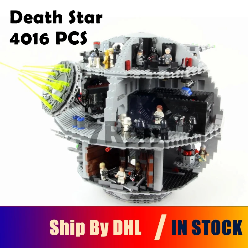

Model Building kit 05063 4016pcs Star Series Wars Death Star toys hobbies Block Bricks Kits Compatible with Lego 75159