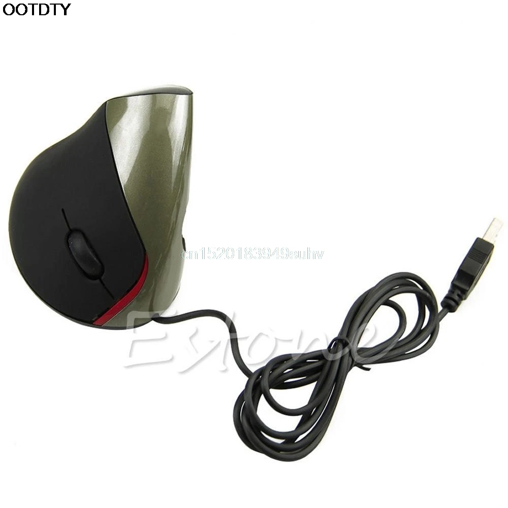 P Wired Vertical Mouse Superior Ergonomic Design Mice Optical USB Mouse For Gaming Computer PC Laptop
