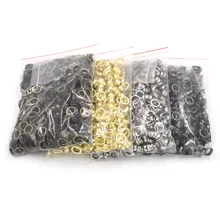 100 sztuk/partia 3.5mm-20mm oczka nity metalowe dziurki klamra odzież przyciski 4 poszycia kolory dostępne do wyboru