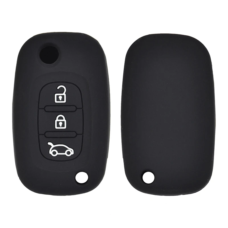 Силиконовый чехол для Lada Priora Sport Kalina Granta Vesta X Ray For Smart Roadster Fortwo с 3 кнопками|Футляр