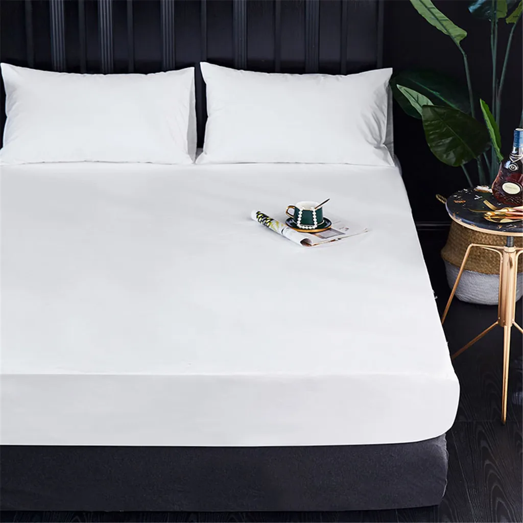 

Waterproof Mattress protector Bedspread Hotel Sanding Bed Cover protege matelas bed pad bed mattress cover summer sleeping mat