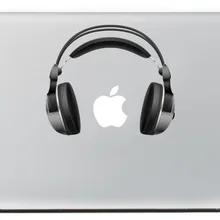 Я люблю музыку, наушники Виниловая Наклейка для DIY Macbook Pro/Air 11 13 15 дюймов чехол для ноутбука Наклейка
