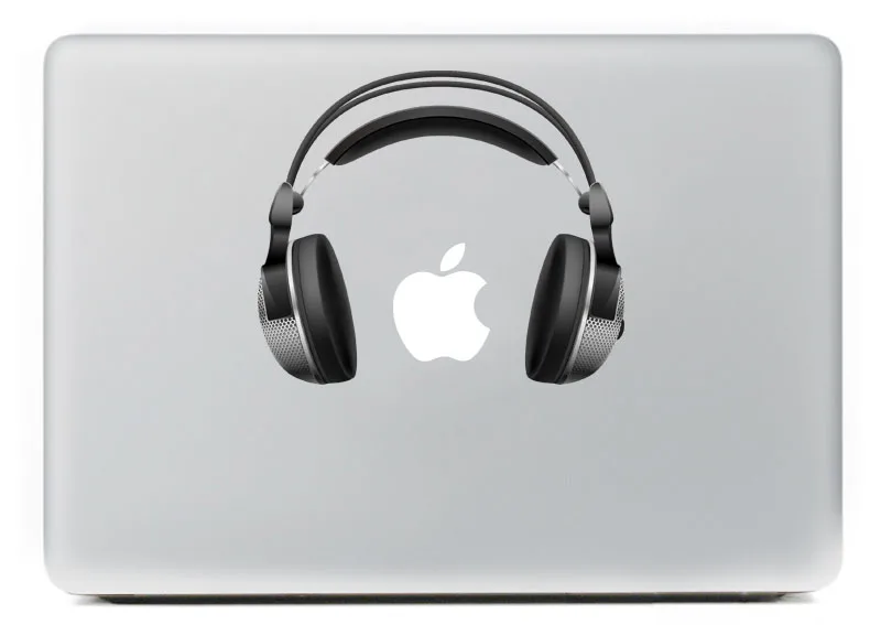 私は愛の音楽 ヘッドフォンビニールデカールステッカー用diy Macbook Proの 空気11 13 15インチノートパソコンケースカバーステッカー Laptop 15 Inch Stickers Laptop Case Sticker15 Inch Laptop Sticker Aliexpress